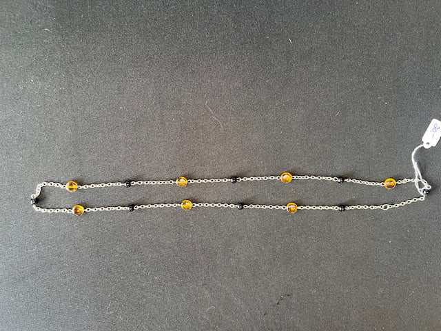 Amber Onxy Necklace