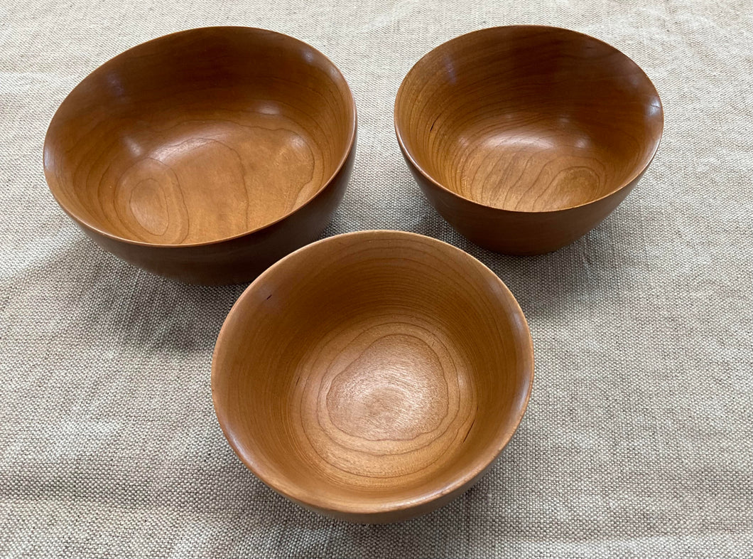 Cherry Wood Bowls