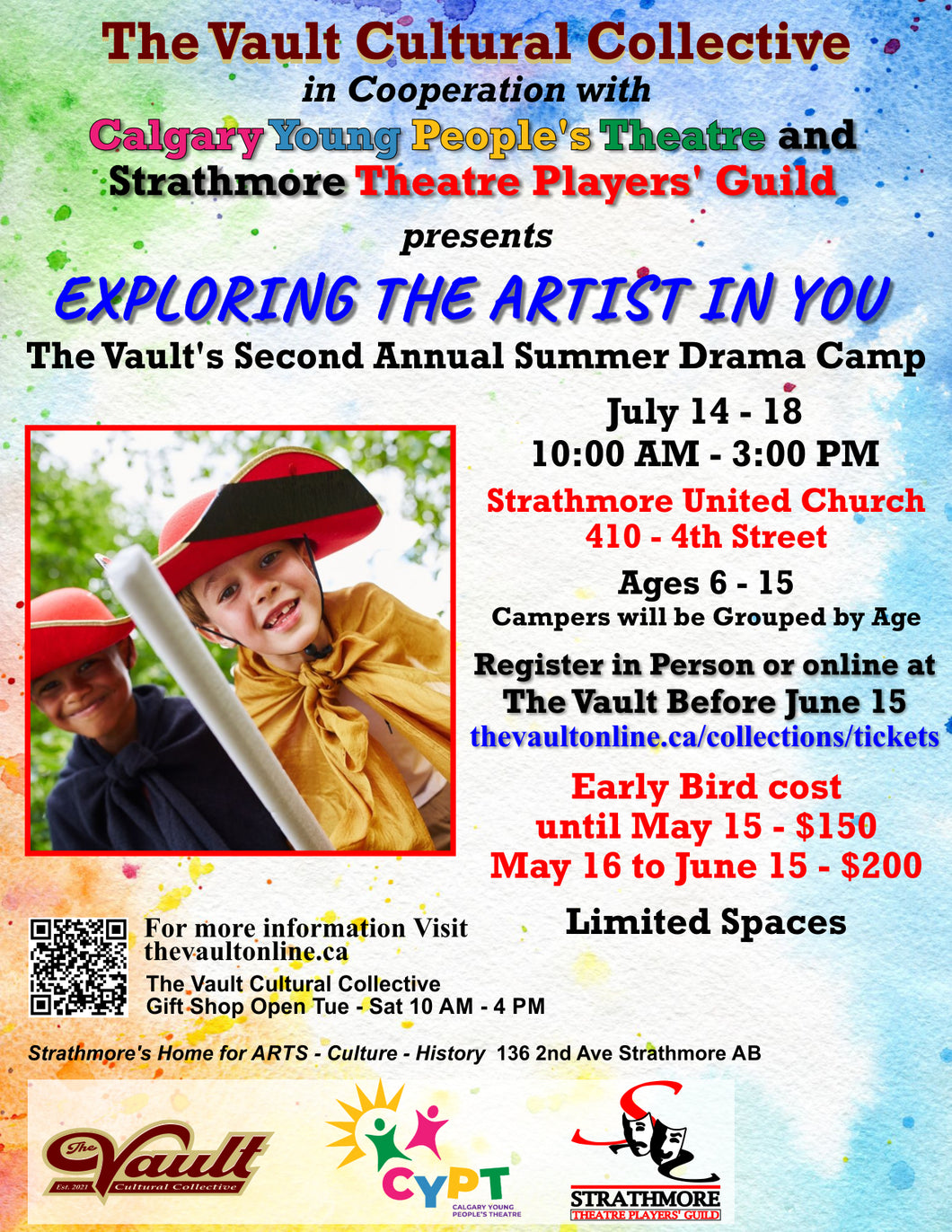 Summer Drama Camp - Registrations starting May 16th