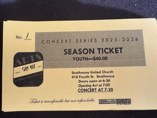 A817 2025-2026 Season Tickets - Youth