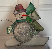 Load image into Gallery viewer, Stained Glass Snowman DRC1029

